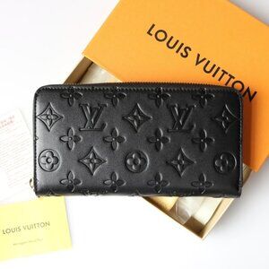 Louis Vuitton Monogram Empreinte Zippy Wallet – Black Leather